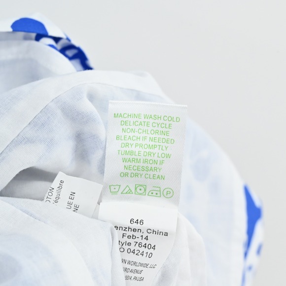 Lilly Pulitzer Augusta Cotton Shift Dress Size 00 Blue Quahog Chowdah Seahorse - Picture 9 of 14